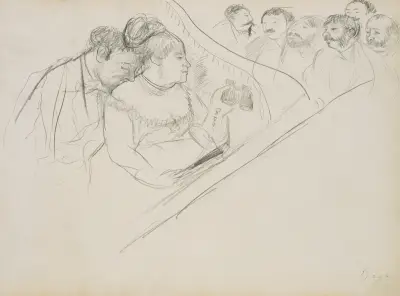 Opera Boxes av Edgar Degas