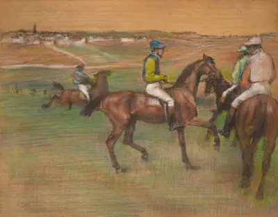 Race Horses av Edgar Degas