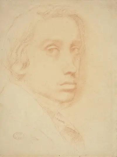 Self-Portrait, 1855 – nr 1 av Edgar Degas