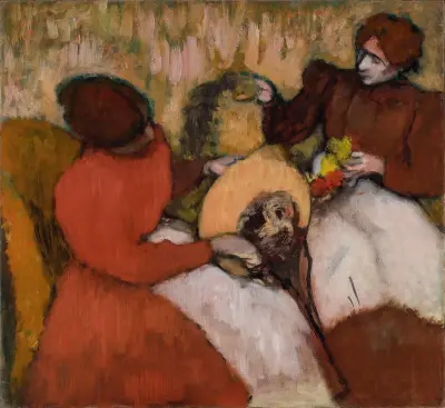 The Milliners, 1898 av Edgar Degas