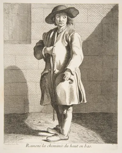 Chimney Sweep, Edmé Bouchardon