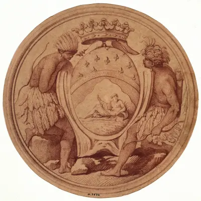 Projet de médaille pour la Compagnie des Indes, Edmé Bouchardon