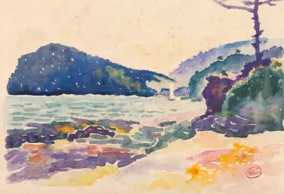 Etude pour le Cap Nègre av Henri-Edmond Cross
