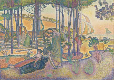 The Evening Air av Henri-Edmond Cross