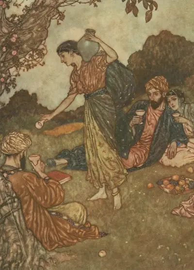 I swoim radosnym posłannictwie dotrzyj do miejsca, Edmund Dulac