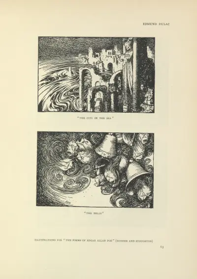 Miasto w morzu; Dzwony – Poematy Edgara Allana Poe, Edmund Dulac