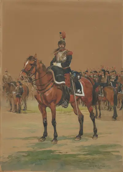 Francouzský kyrysník, Jean-Baptiste Édouard Detaille