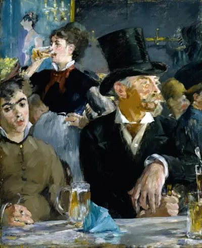 At The Café – nr 1 av Édouard Manet