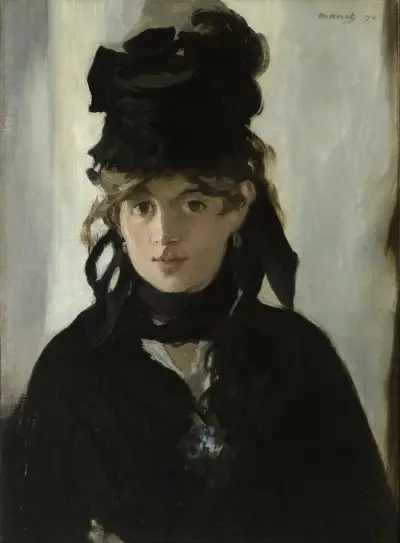 Berthe Morisot mit einem Veilchenstrauß von Édouard Manet