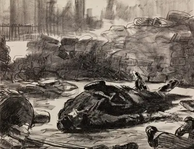 Bürgerkrieg, 1871 – Nr. 2 von Édouard Manet