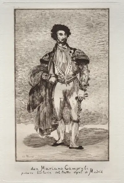 Tanečník (Don Mariano Camprubi), Édouard Manet