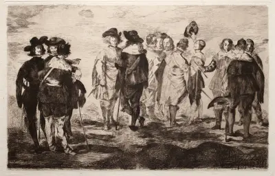 Die kleinen Reiter von Édouard Manet