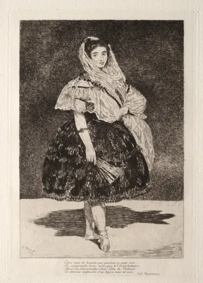 Lola de Valence, 1862 av Édouard Manet