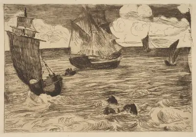 Marine, 1865 av Édouard Manet