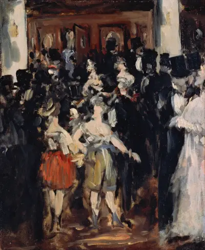 Maskenball in der Oper, 1873 – Nr. 1 von Édouard Manet
