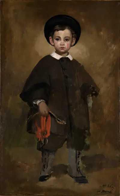 Portrait of a child av Édouard Manet