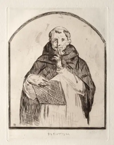 Silentium, 1860 von Édouard Manet