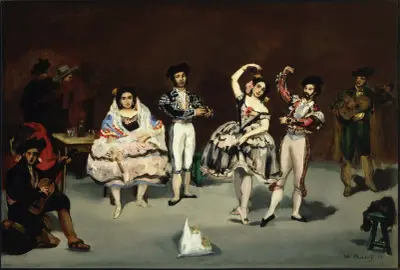 Spanischer Tanz von Édouard Manet