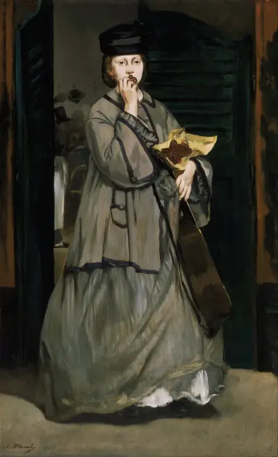 Street Singer av Édouard Manet