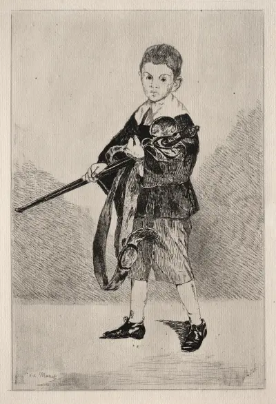 The Boy with a Sword av Édouard Manet