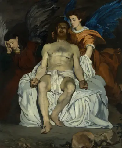 The Dead Christ with Angels, 1864 av Édouard Manet