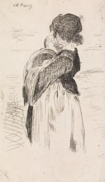 Das kleine Mädchen, 1860 von Édouard Manet