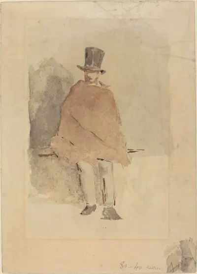 The Man in the Tall Hat av Édouard Manet