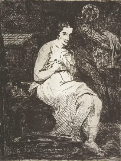 Die Toilette, 1861 von Édouard Manet
