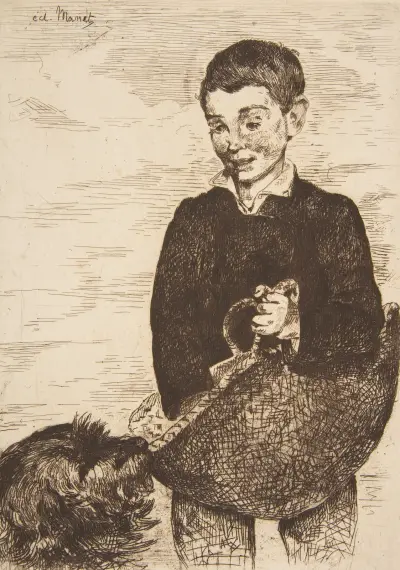 Der Straßenjunge, 1861 von Édouard Manet