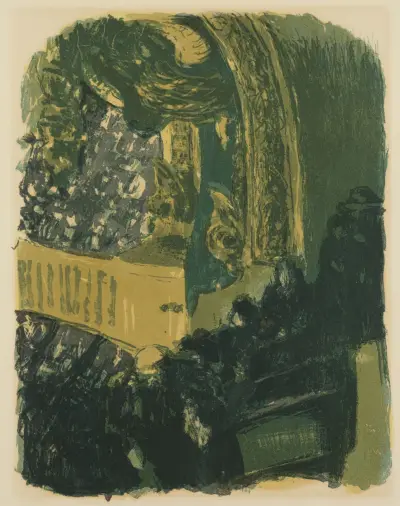 A Gallery at the Gymnasium av Édouard Vuillard