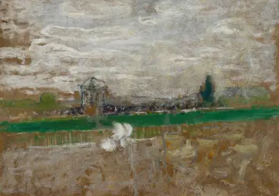 Champ de Course av Édouard Vuillard