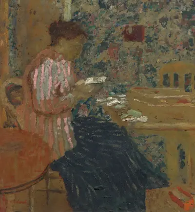 Čtoucí žena, Édouard Vuillard