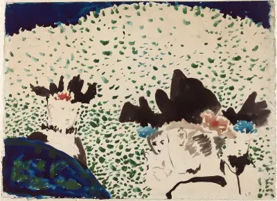 Čtyři dámy s elegantními klobouky, Édouard Vuillard