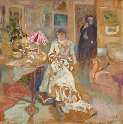 Jos Hessel und seine Frau, rue de Rivoli von Édouard Vuillard