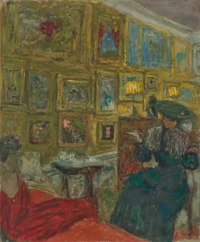 Die Besucherin von Édouard Vuillard