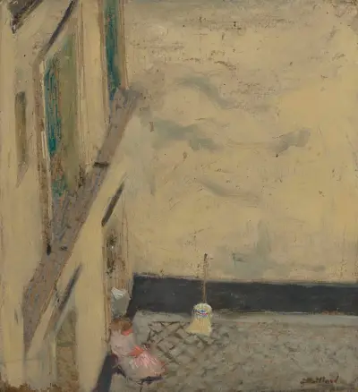 Der Besen im Hof, 346 rue Saint-Honoré von Édouard Vuillard