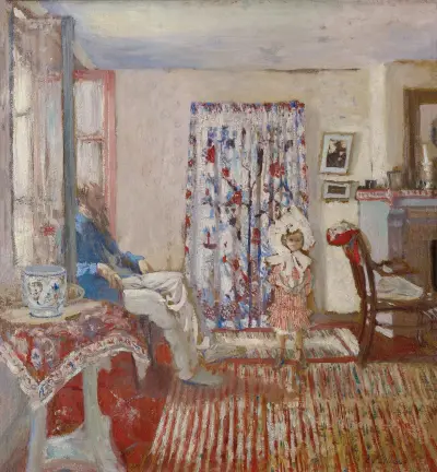 Malíř Ker-Xavier Roussel a jeho dcera, Édouard Vuillard