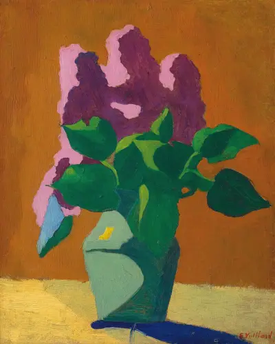 Les Lilas (Le bouquet schématique) av Édouard Vuillard