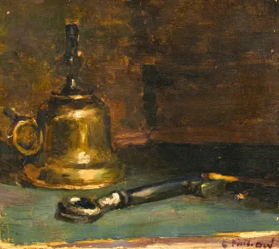 Nature morte à la lampe av Édouard Vuillard