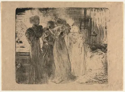The Studio av Édouard Vuillard