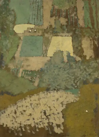 Pohled na kopec z výšky, Édouard Vuillard