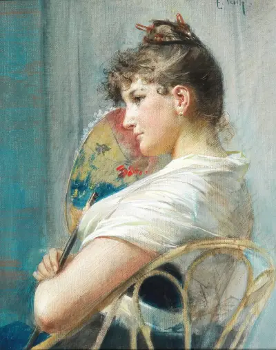 The Japanese Fan av Eduard Veith