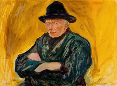 An Old Man av Edvard Munch