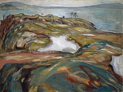 Coastal Landscape av Edvard Munch