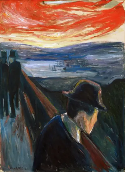 Despair, 1892 av Edvard Munch