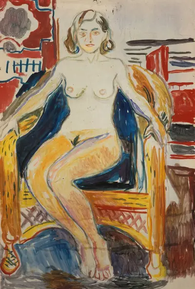 Girl from Nordland av Edvard Munch