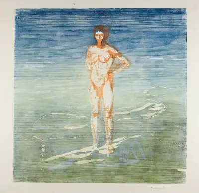 Man Bathing av Edvard Munch