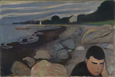 Melancholy av Edvard Munch