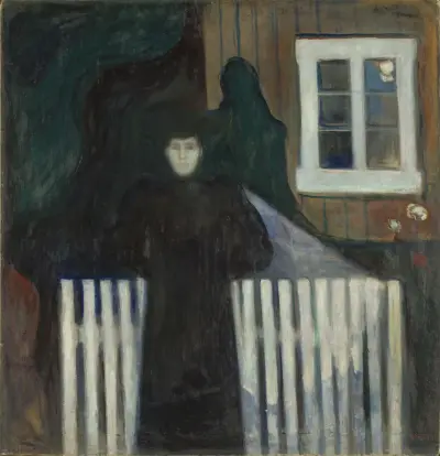 Moonlight, 1893 av Edvard Munch