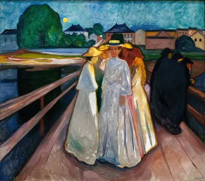 On the Bridge av Edvard Munch